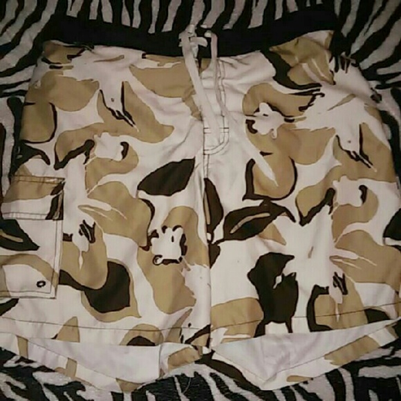 Hawaiian Swim Trunks