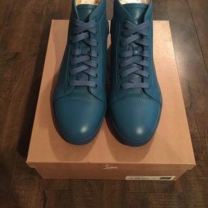 Men Bip Bip Flat Calf Ocean Louboutin Size 42