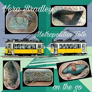 Vera Bradley Metropolitan Laptop Tote