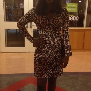 H&M cheetah dress