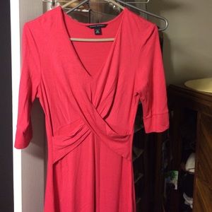 Bright coral dress