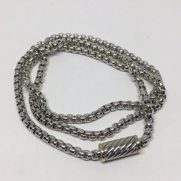 ⚠️CLOSET-CLEAN OUT⚠️Rhodium/18k Gold Plated Chain - Picture 4 of 8