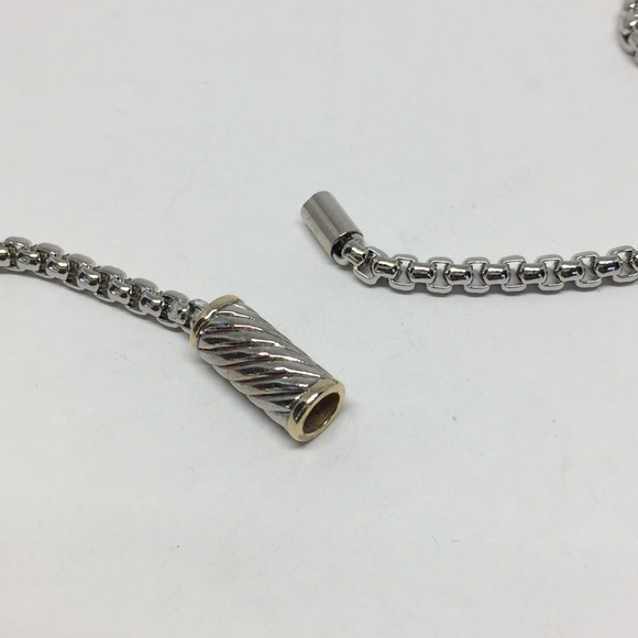 ⚠️CLOSET-CLEAN OUT⚠️Rhodium/18k Gold Plated Chain - Picture 5 of 8