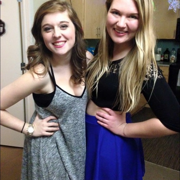 Lola gray spaghetti strap dress - Picture 3 of 3