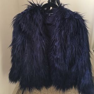 Urban outfitters faux fur coat