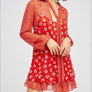 Free People Dotty for You Mini Dress