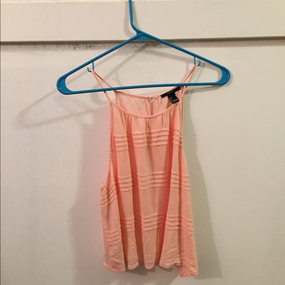 Forever 21 light pink halter crop top - Picture 1 of 2