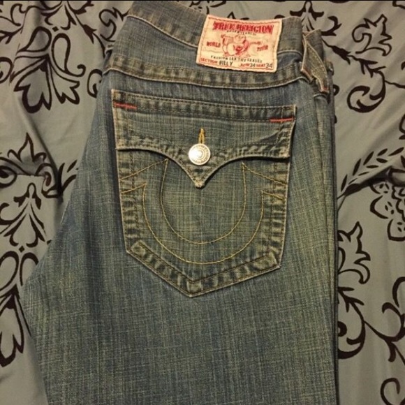 True Religion 34x34 Billy BootCut Jeans - Picture 1 of 1