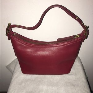 Small Red Leather Coach