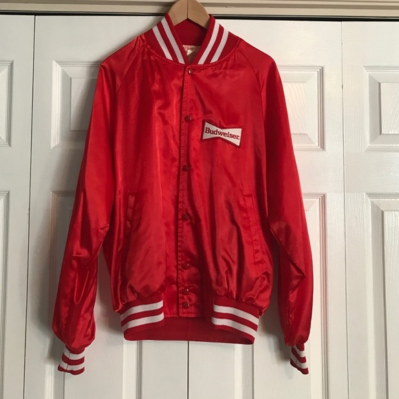 budweiser varsity jacket