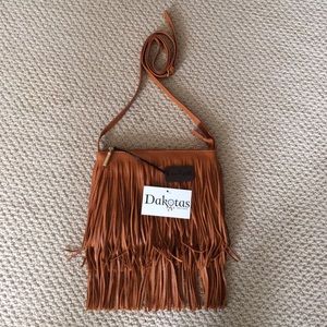 NWT HELLO 3am Fringe Boho Crossbody