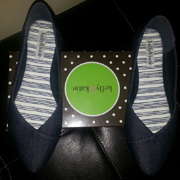 Kellie & Katie Denim flats