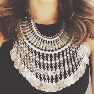 Bohemian Princess Silver Necklace