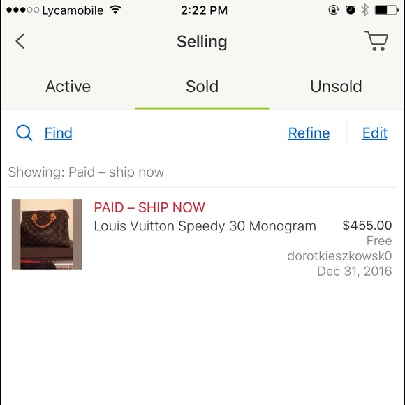 ***❤SOLD❤***Louis Vuitton Speedy 30 monogram - Picture 3 of 4