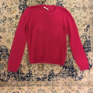 PRADA Pink S Cropped Sweater