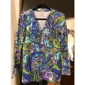 Lilly Pulitzer Long Sleeve Tunic Top