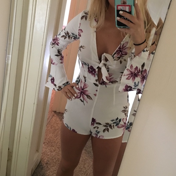 Floral romper from forever 21!💕💕