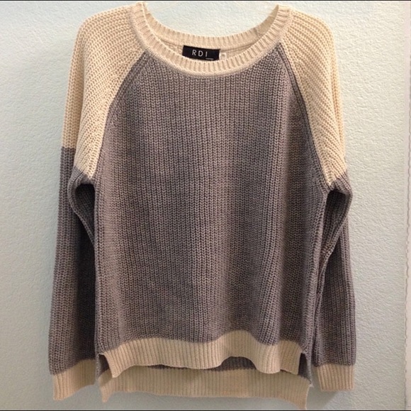 RD Style Wilkes Colorblocked Raglan Sweater