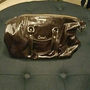 Coach patent leather purse
