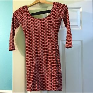 3/4 Sleeve Tight Dress