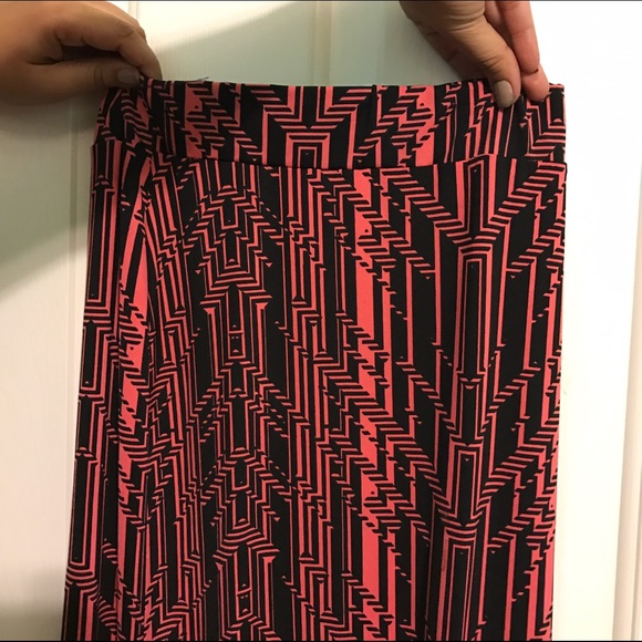 Pink/Peach Maxi Skirt - Picture 2 of 4