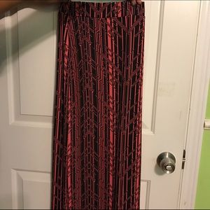 Pink/Peach Maxi Skirt