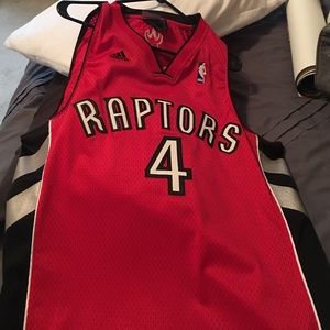 Adidas raptors Bush jersey