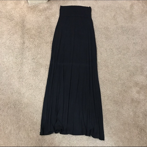 Black Maxi Skirt - Picture 1 of 3