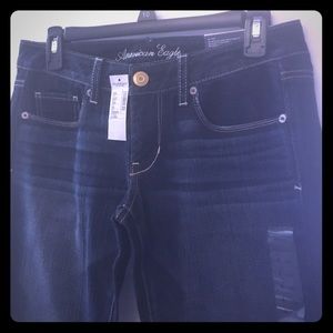 American eagle skinny dark wash jeans