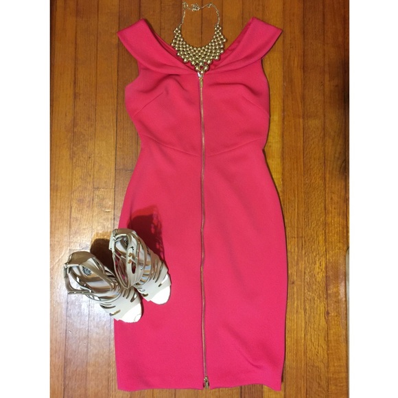 Elegant Calvin Klein Pink Dress