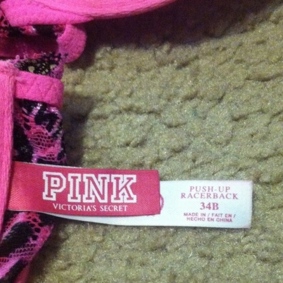 Victoria's Secret's PINK Razorback push-up 34B - Picture 3 of 4