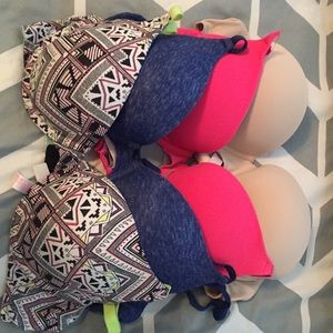 Bundle of PINK bras