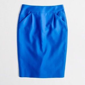 J. CREW Factory Pencil Skirt, Double Serge Cotton