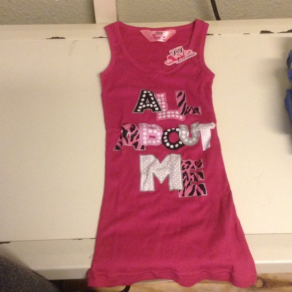 Pink tank top Small
