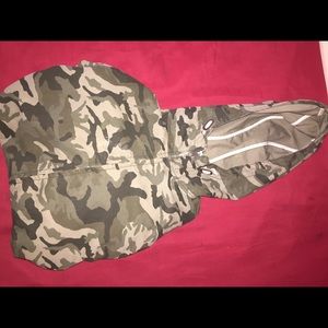 Camo windbreaker