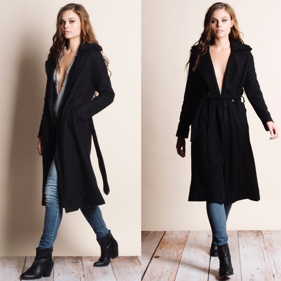 Heavyweight Belted Coat Jacket - Picture 2 of 3