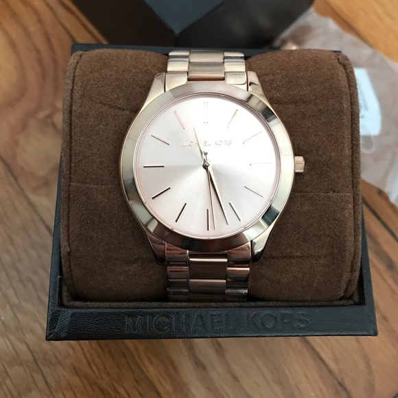 Micheal Kora rose gold watch