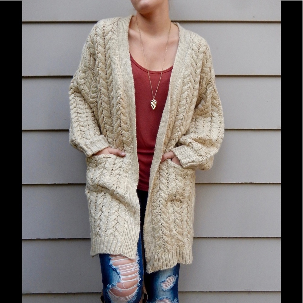 LST1💥Boutique Closing💥Oversized knit cardigan