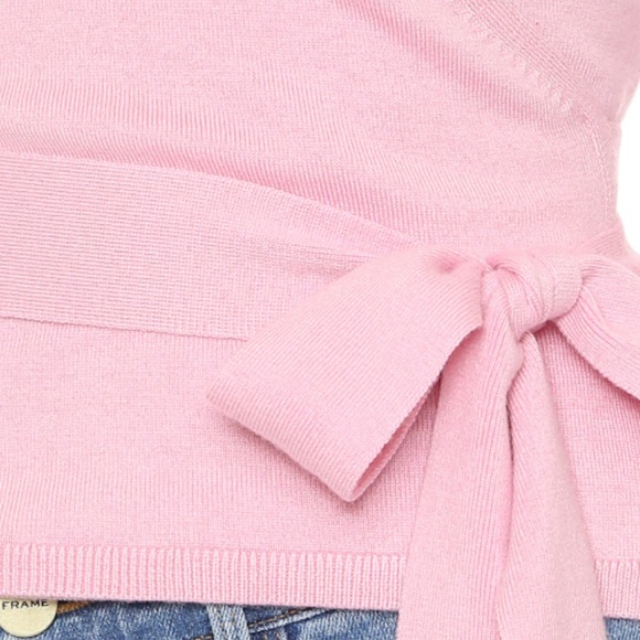 DVF Ballerina Silk Blend Wrap Sweater