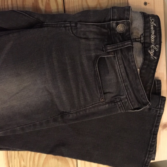 American Eagle Skinny Kick black jeans Size 2