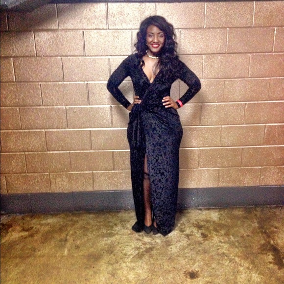 Wrap dress (underlining dress not included)