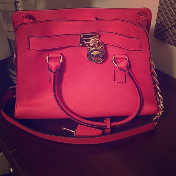Burnt orange Michael Kors bag