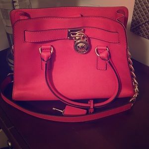 Burnt orange Michael Kors bag
