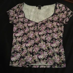 Floral crop top