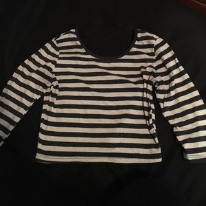 Striped crop top