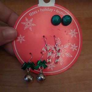 Christmas earrings