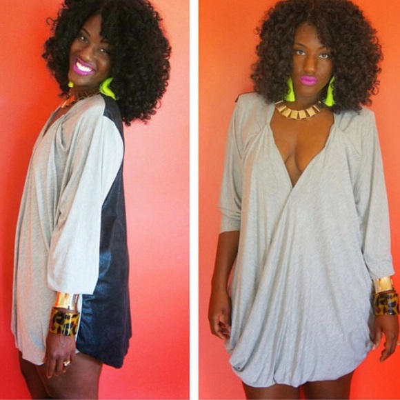 Gray mini/party dress