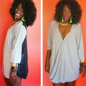 Gray mini/party dress