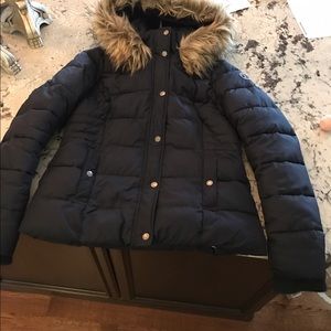 Winter puffer jacket..blue