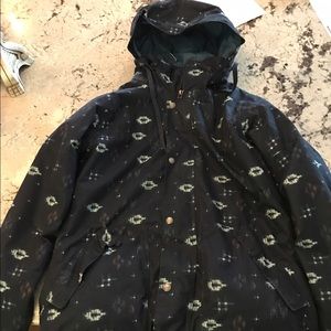 Ski jacket outerwear w powder skirt